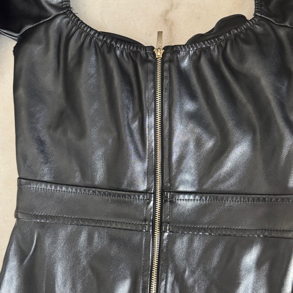 Goth glam pu dress xs small - Picture 6 of 12